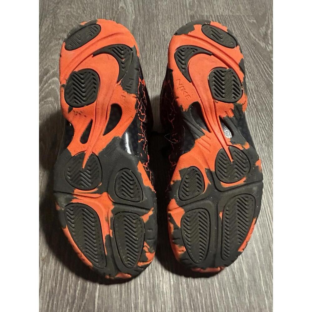 Nike Little Posite One Lava 644791-010 Sneakers Size 7Y - Picture 6 of 8
